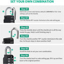 4 Digit Combination Lock - Weatherproof Security