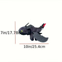 Toothless Dragon Car Roof Ornament With Moving Wings Doll