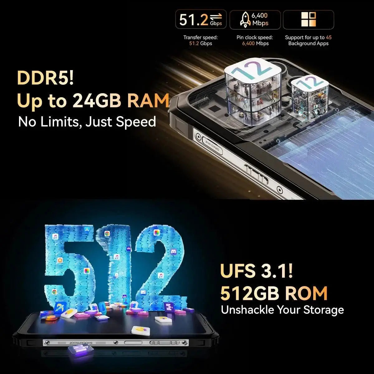 Blackview BL8000 Rugged Smartphone Ultra Durable Performance