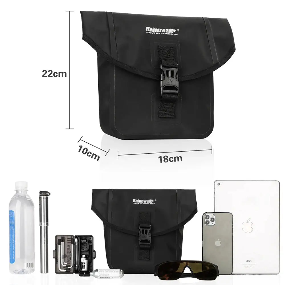 Rhinowalk Bike Handlebar Bag Waterproof Frame Pannier Bag Multifunction Portable Shoulder Bag Bike Accessories