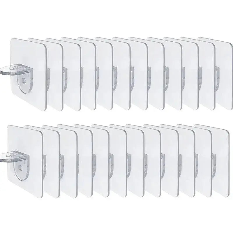 Adhesive Shelf Bracket With Strong Load Capacity And Clear