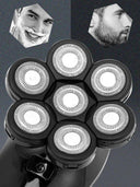 5 In 1 7D Mens Rechargeable Bald Head Shaver And Trimmer