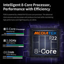 P20S 10.1 Inch Android Tablet With MTK P22 Processor Power