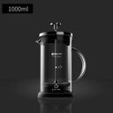 GIANXI French Press Pot Household Handmade Coffee Maker 600ml