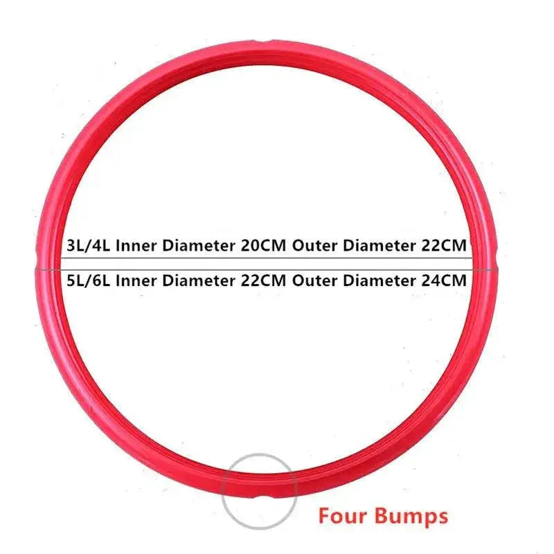Silicone Sealing Ring For 3-8 Quart Instant Pot 20-26CM