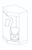 Full Body One Person Steam Sauna 2000W Portable Box AU UK US EU Plug