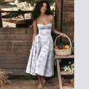 Elegant Wedding Events Corset Dress Sexy Strapless Midi 2024