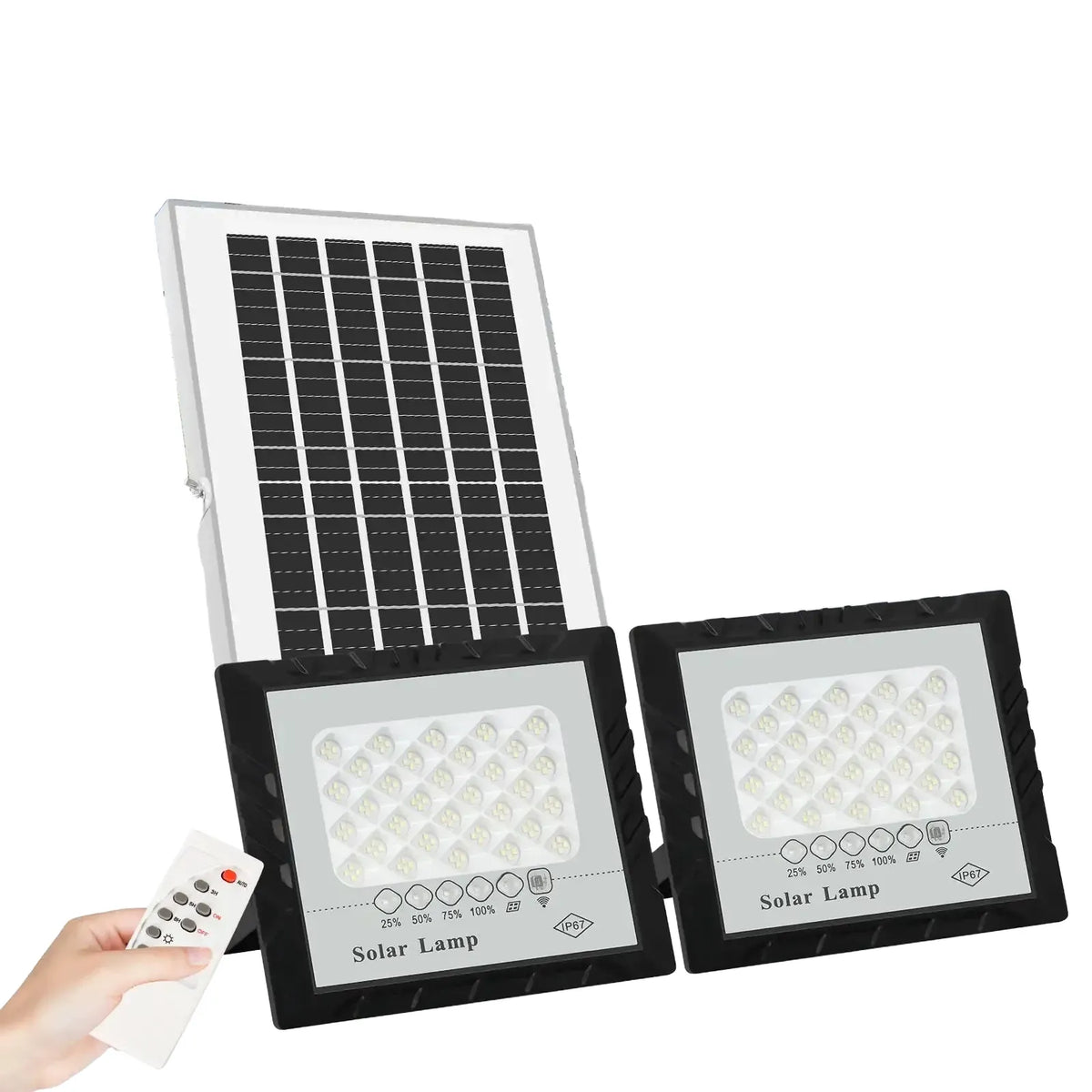 Dual Head Solar Flood Light Waterproof — product view 1
