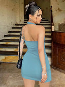 Sleek Nightlife Dress for Women Backless