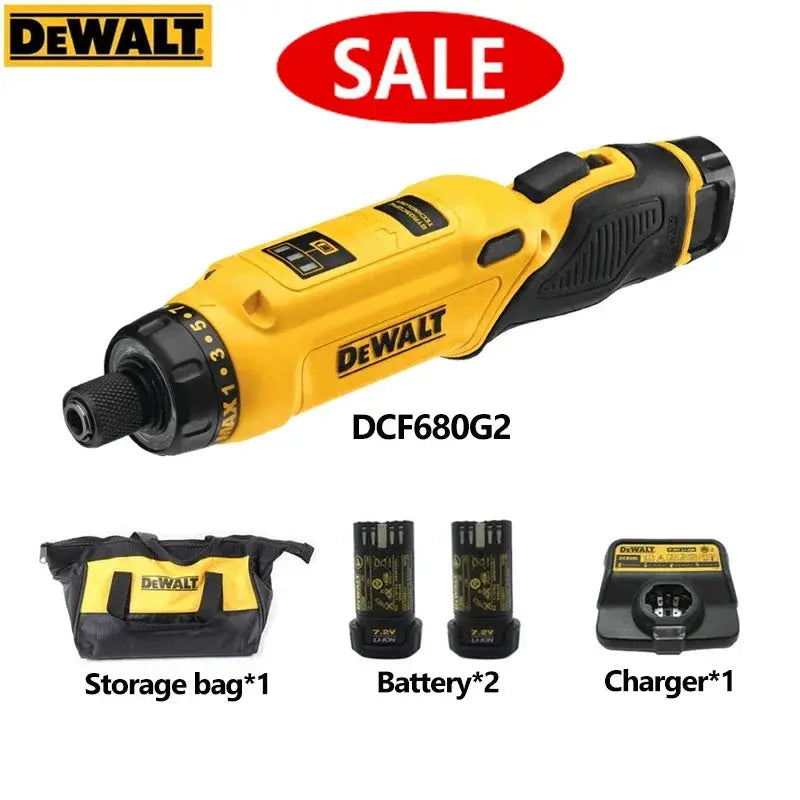 DCF680 Cordless Electric Screwdriver Compact Tool For DIY
