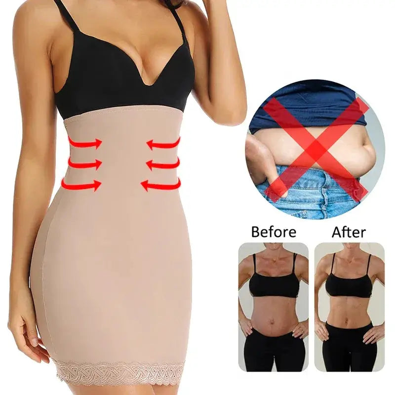 High Waist Seamless Half Slip Shapewear Comfort And Style