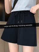 Pure Cotton Black Sports Shorts Stylish & Comfortable Wear