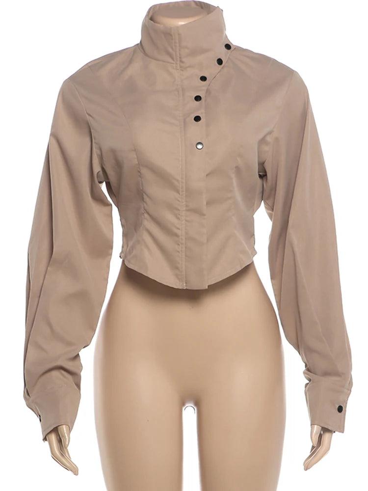 NIBBER Button Fashion Jacket