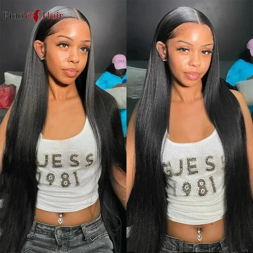 30 Inch Brazilian Remy Straight Lace Front Wig For Elegance