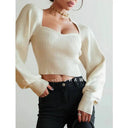Elegant Off Shoulder Knit Top for Women