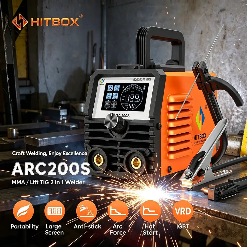 HITBOX ARC200S Portable Stick Welder — product view 2