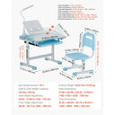 Adjustable Kids Study Desk Set