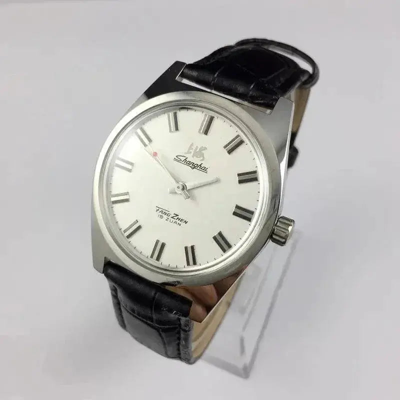 Luxury Shanghai Hand Winding Men's Watch Stylish Timepiece