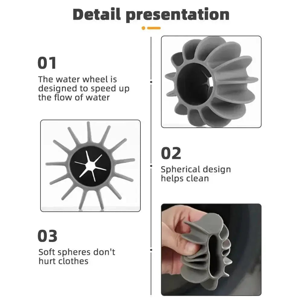 Silicone Laundry Ball Stain Removal And Knot Prevention