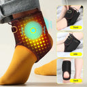 Electric Heating Massage Foot Ankle Support Foot Massager 3 Vibrating Brace Fixed Muscle Relaxation Sports Recovery