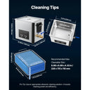 SucceBuy Ultrasonic Cleaner Stainless Steel
