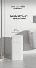 Smart Trash Can for Tight Bathrooms