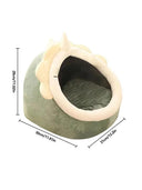 Cozy Cat Bed for Small Pets Washable All Seasons Soft Velvet