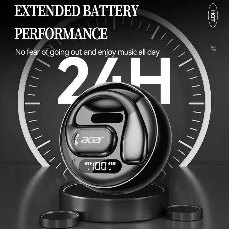 [Official Acer Product] Ohr510 Wireless Bluetooth Headphones Open-Ear Design Comfortable for Wearing Sports Running Fitness Compatible with Mobile Phones Tablets Laptops Multi-Device Compatibility
