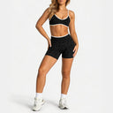 Leopard Print Yoga Set Women Butt Lift High Waist