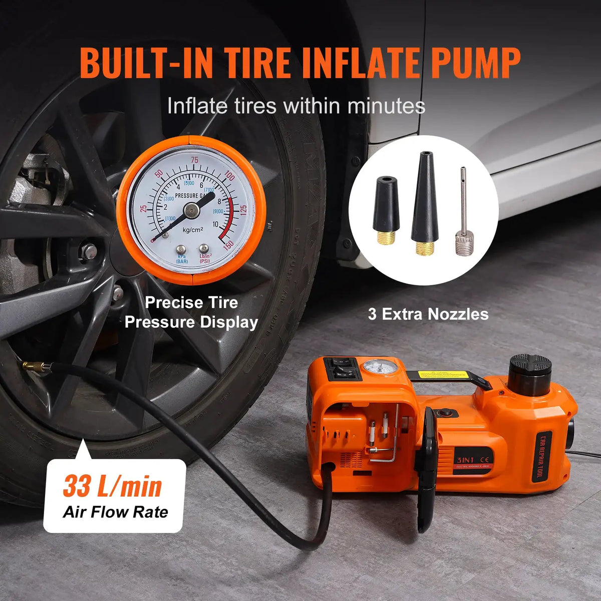Ton Electric Hydraulic Jack Kit — product view 5