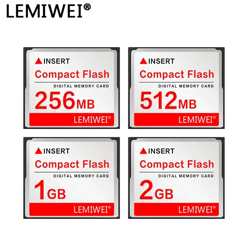 Lemiwei CF Card Insert 256MB 512MB 1GB 2GB 4GB 8GB 16GB 32GB 64GB Compact Flash Digital Memory Card High Speed Memoria CF Card