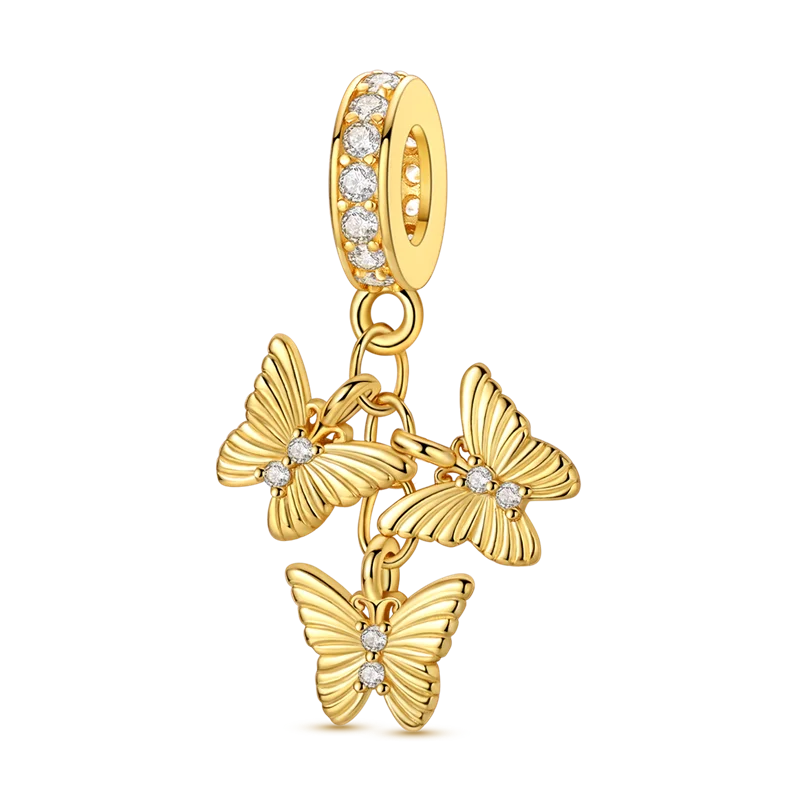 Golden Series Charm Bead Sterling
