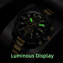 Stainless Steel Waterproof Wristwatch for Daily Wear Timepiece
