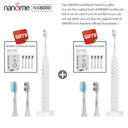 Nandme NX8000 Sonic Toothbrush Ultimate Deep Clean Plaque Fighter