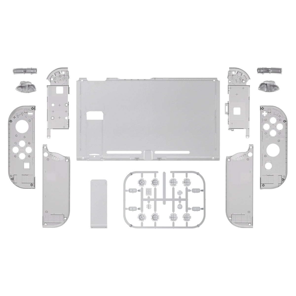 eXtremeRate Transparent Console Back Plate