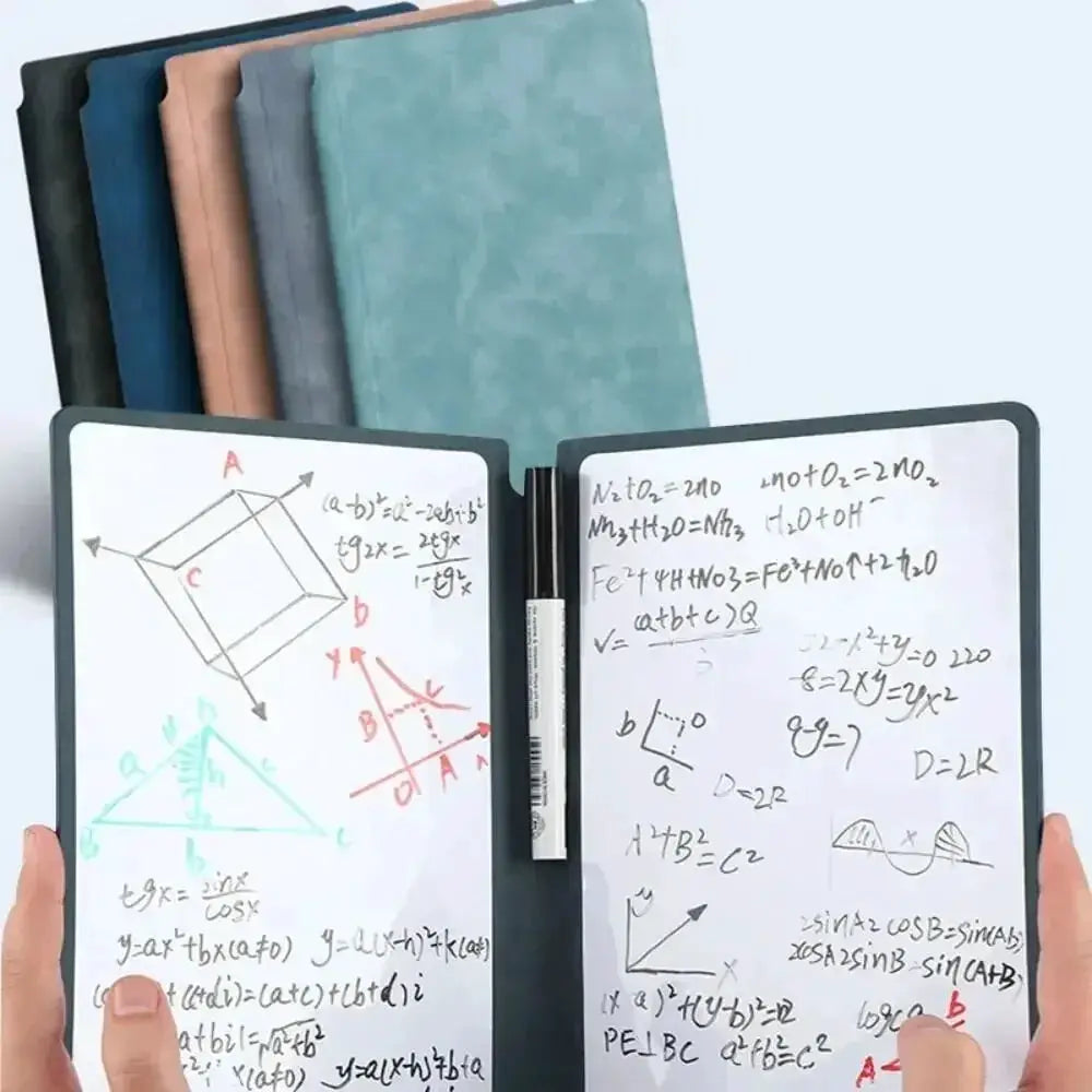 Reusable Whiteboard Notebook Set With Whiteboard Pen - OurLum.com
