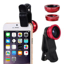 3in1 Fisheye Wide Angle Micro Camera Lens for IPhone Xiaomi