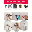 Stainless Steel Grab Bar Bathtub And Shower Safety Rail