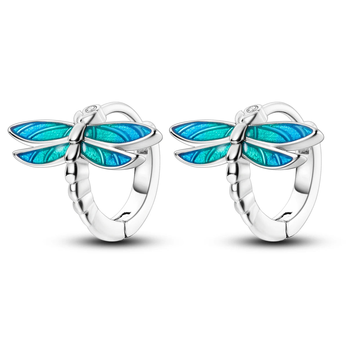 Silver Plated Hoop Earring Pendientes