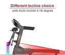 Motorized Foldable Treadmill 3 5HP Auto Incline For Home Gym