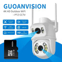 6MP Dual Lens PTZ WiFi Camera With AI Tracking Security