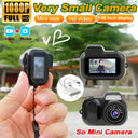 Mini Keychain Camera1080P 2MP Mini Body Camera, Portable Micro Video Camcorder with 0.96inch Display for Kids Students Travel