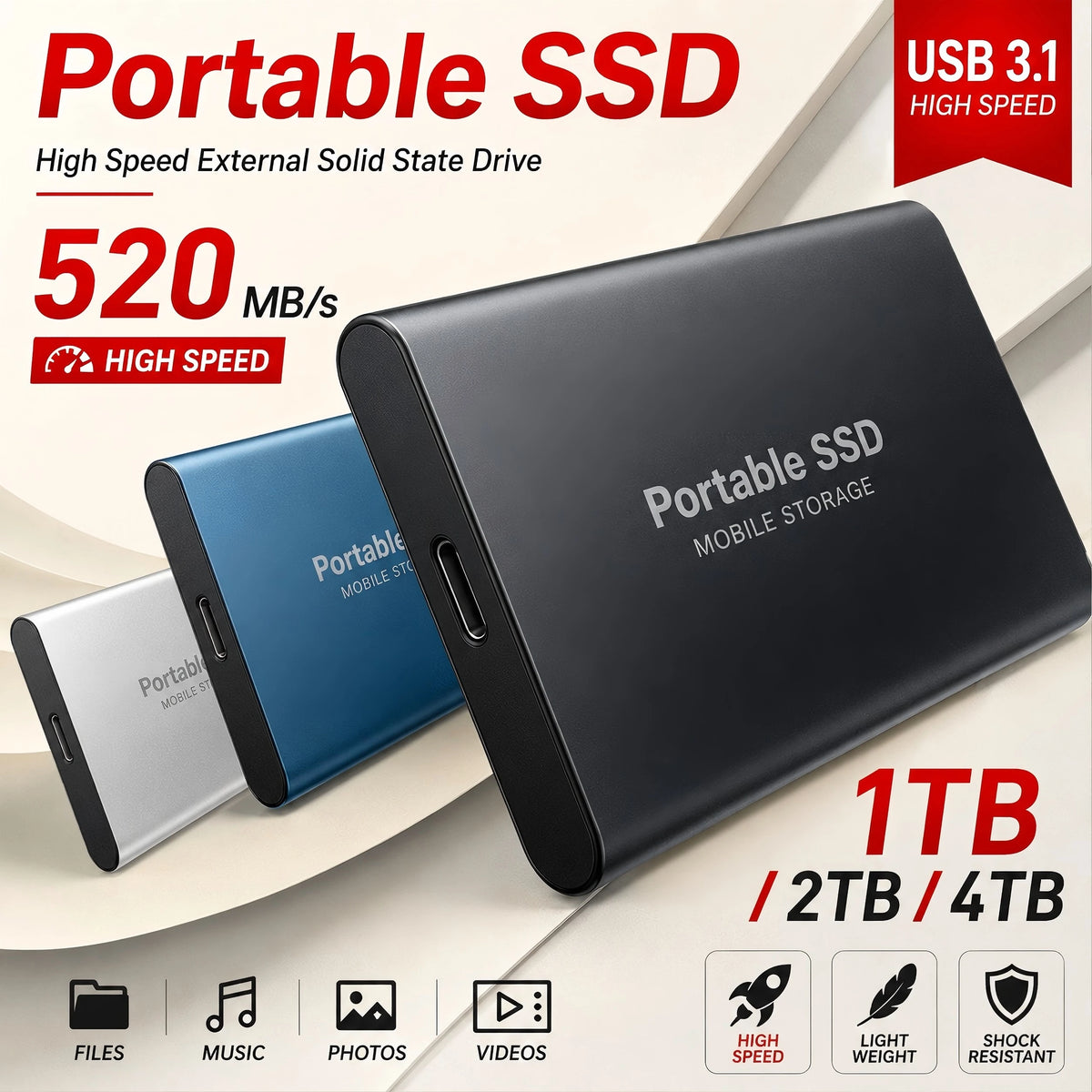 Slim Solid State Storage