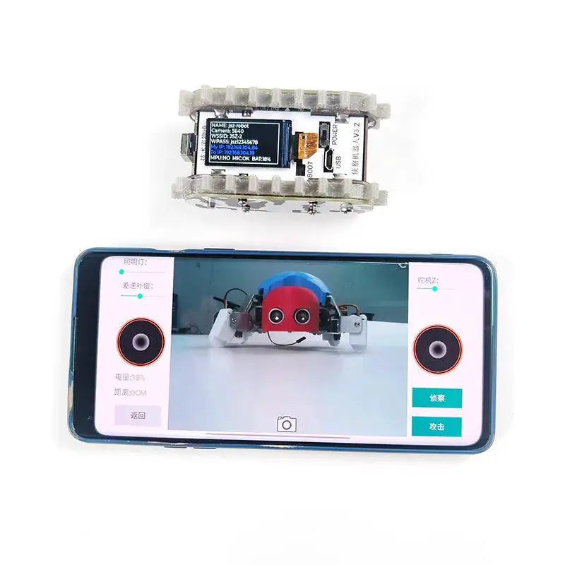 Smart WiFi RC Tank Kit With ESP32 Technology Adventure