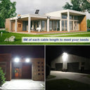 Dual Head Solar Flood Light Waterproof