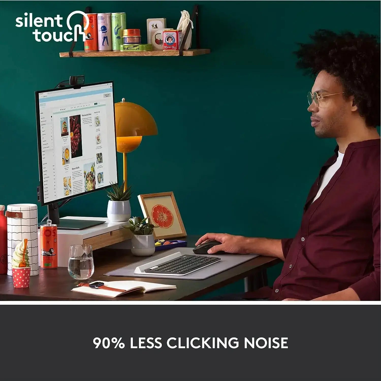 Logitech M650 Silent Clicks Bluetooth Wireless Mouse