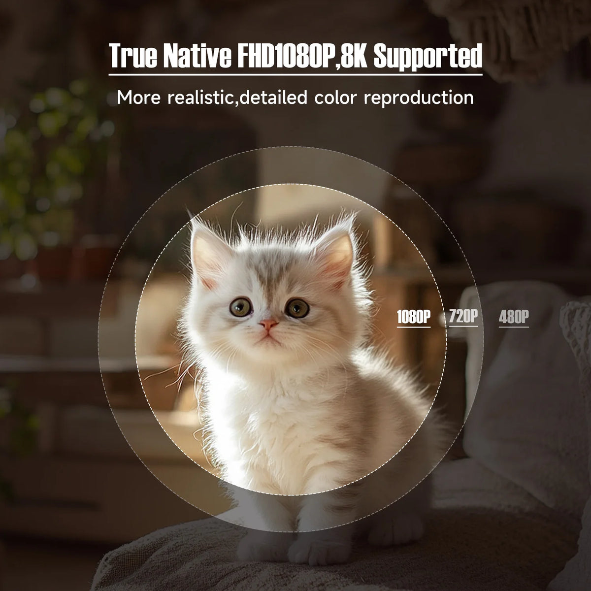 Magcubic Native Projector With Auto Keystone Correction Focus — product view 6