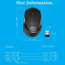 Logitech M330 Wireless Silent Mouse 1000DPI USB Receiver