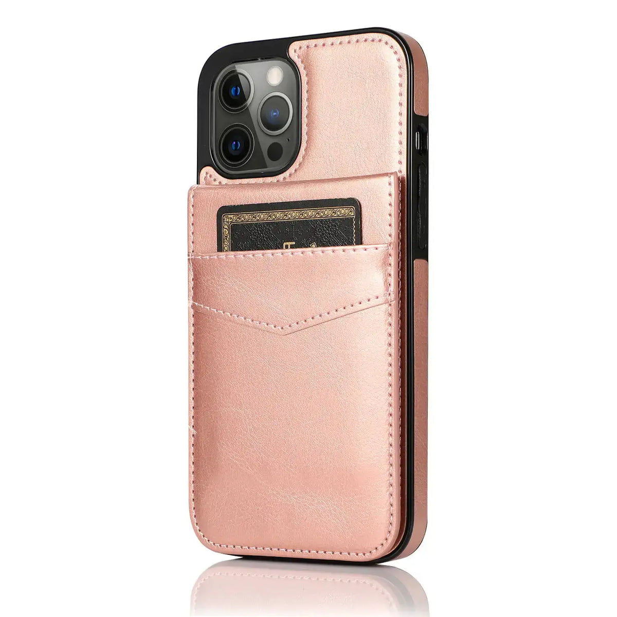 Business Demeanor Leather Case for iPhone Pro Max Mini Pro — product view 12