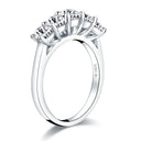 Round Moissanite Jewelry in Sterling Silver